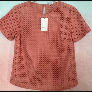 A New Day Womens Top Size Small Orange
